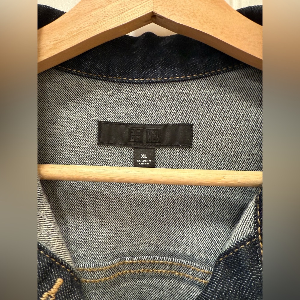 Uniqlo Dark Denim Jacket - Picture 3 of 4